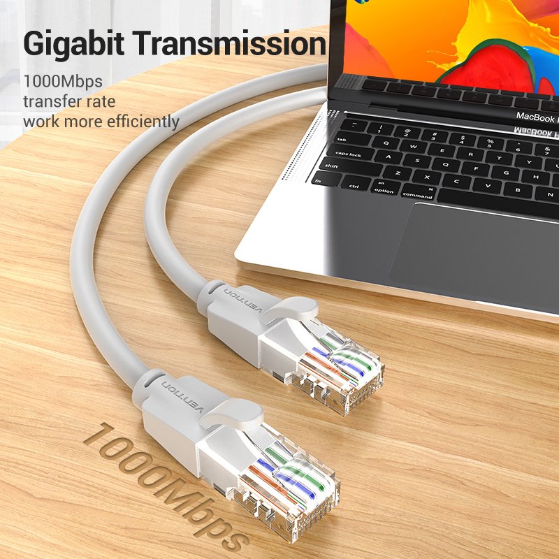 Vention Кабел LAN UTP Cat.6 Patch Cable - 1M Gray - IBEHF, IBEHF