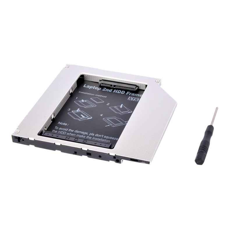 Makki кади Laptop Caddy 9.0mm SATA3 HD9001-SS-MAKKI-CADDY-9001