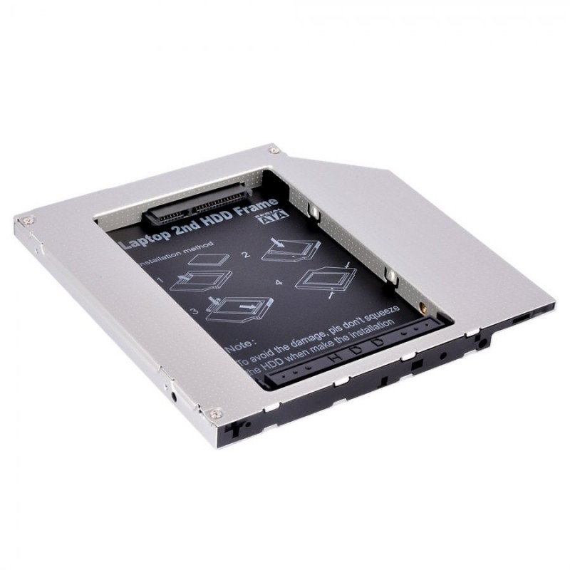 Makki кади Laptop Caddy 9.0mm SATA3 HD9001-SS-MAKKI-CADDY-9001