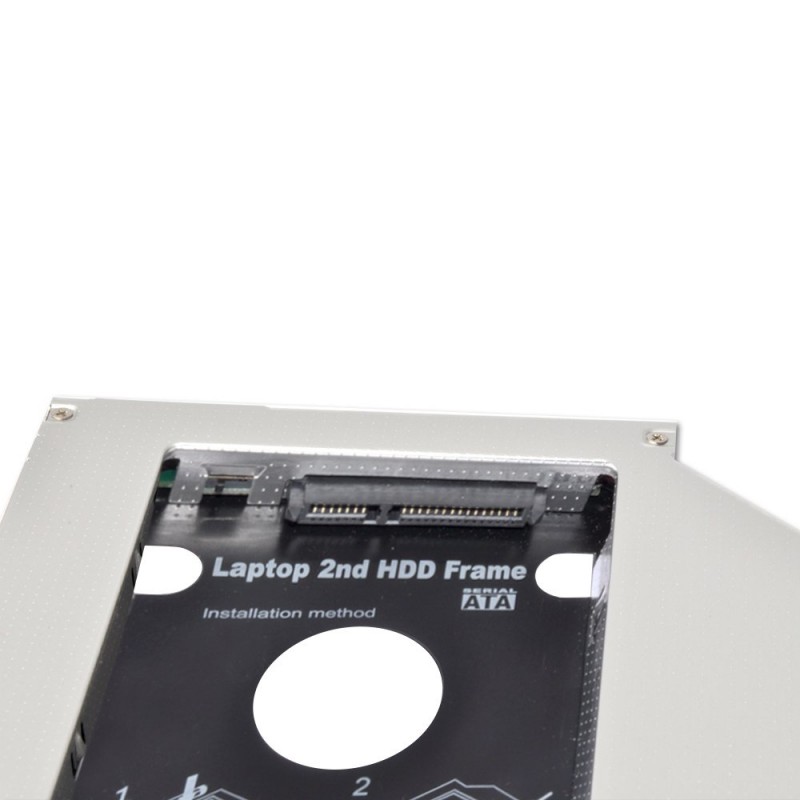 Makki тънко кади за лаптоп Laptop Caddy 9.5mm SATA3 with LED/switch MAKKI-CADDY-95-LS-MAKKI-CADDY-95-LS