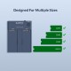 Orico докинг станция Storage - Duplicator for SSD NVMe M.2 - M2P2-C3-C, M2P2-C3-C-EU-GY-BP
