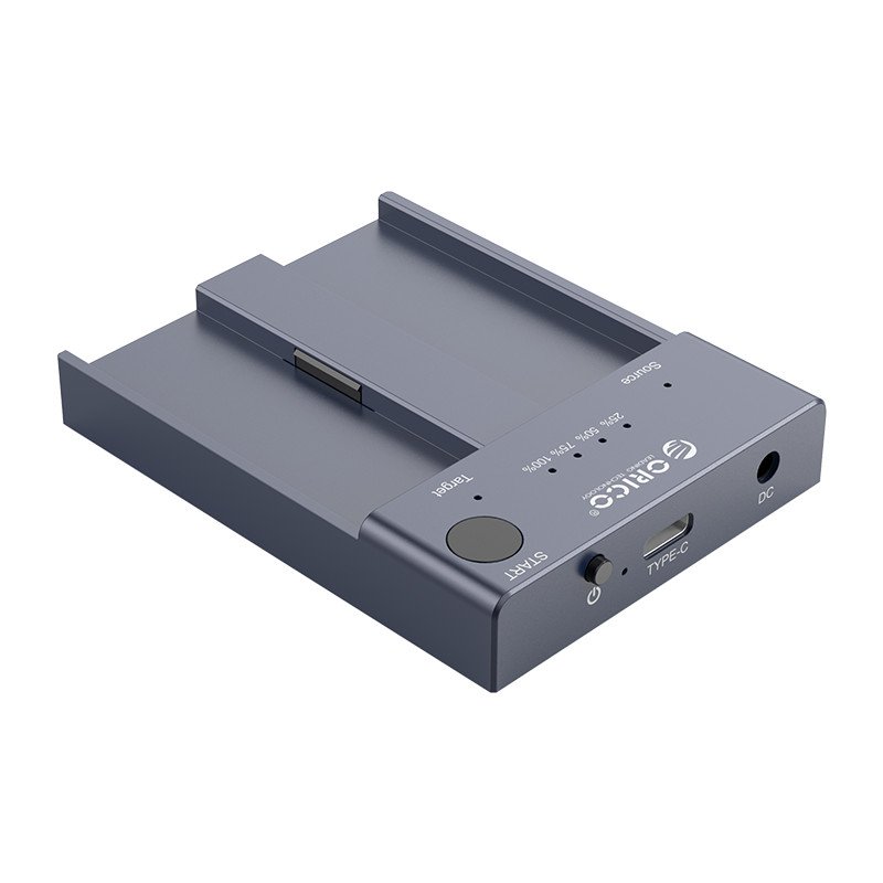 Orico докинг станция Storage - Duplicator for SSD NVMe M.2 - M2P2-C3-C, M2P2-C3-C-EU-GY-BP