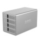 Orico докинг станция Storage - HDD Dock - 4 BAY with RAID, Aluminium - 9548RU3, 9548RU3-EX-EU-BK-BP