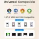 Orico докинг станция Storage - HDD/SSD Dock - 2.5/3.5 inch USB-C/A - DD18C3-EU-BK