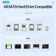 Orico докинг станция Storage - HDD/SSD Dock - 2 BAY Offline Clone 2.5/3.5 USB-C/USB-A - 6626C3-C-V1, 6626C3-C-V1