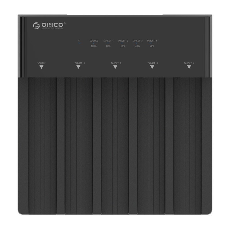Orico докинг станция Storage - HDD/SSD Dock/Duplicator - 5x 2.5 and 3.5 inch USB3.0 - 6558US3, 6558US3-C-EU-BK