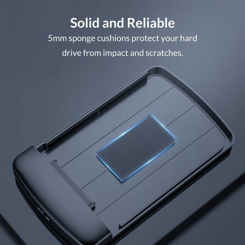 Orico кутия за диск Storage - Case - 2.5 inch USB3.0 - 2020U3-BK, 2020U3-BK-EP