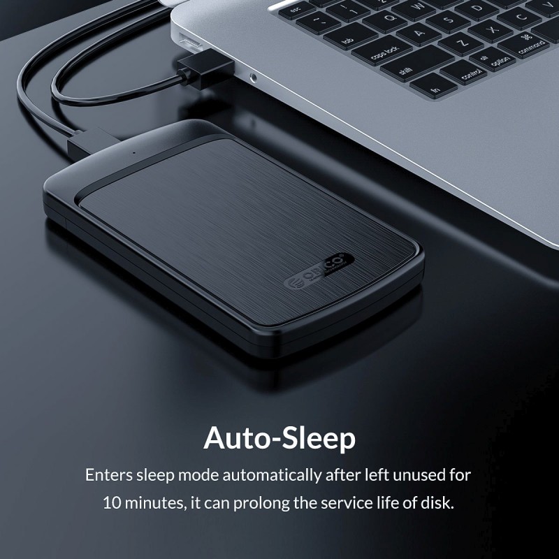Orico кутия за диск Storage - Case - 2.5 inch USB3.0 - 2020U3-BK, 2020U3-BK-EP