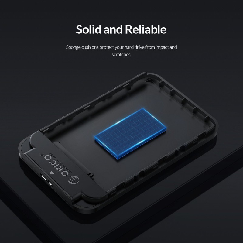 Orico кутия за диск Storage - Case - 2.5 inch USB3.0 - 2520U3-BK-EP-2520U3-BK-EP