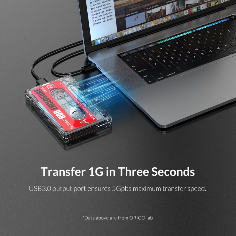 Orico кутия за диск Storage - Case - 2.5 inch USB3.0 Retro Look - 2580U3-CR, 2580U3-CR-EP