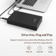 Orico кутия за диск Storage - Case - 3.5 inch, USB3.0, Built-in Power adapter, UASP, black - 3599U3, 3599U3-EU-BK-BP