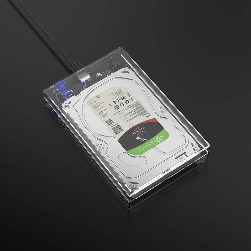 Orico кутия за диск Storage - Case - 3.5 inch USB3.0 transparent, Vertical - 3159U3, 3159U3-EU-CR