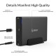 Orico кутия за диск Storage - Case - 3.5 inch Vertical, USB3.1 Type-C, Power adapter, UASP, black - 7688C3-BK, 7688C3-EU-BK-BP