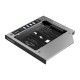 Orico тънко кади за лаптоп Laptop Caddy 9.0-9.5mm SATA3 with LED/switch - M95SS-SV, M95SS-SV