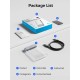Orico външна кутия за диск Storage - Case - 2.5 inch 5Gbps USB-C Transparent - TX25C3-GY-BP, TX25C3-GY-BP