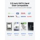 Orico външна кутия за диск Storage - Case - 2.5 inch 5Gbps USB-C Transparent - TX25C3-GY-BP, TX25C3-GY-BP
