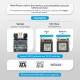 Orico външна кутия за диск Storage - Case - M.2 NVMe M key - USB3.1 Gen2 Type-C, 10Gbps - HM2-G2-BK, HM2-G2-BK-BP