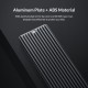 Orico външна кутия за диск Storage - Case - M.2 NVMe M-key 10 Gbps - M2PV-C3-BK-BP-M2PV-C3-BK-EP