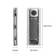Orico външна кутия за диск Storage - Case - M.2 NVMe M key - 40Gbps, USB-A/USB-C - TCM2-U4-BK-BP