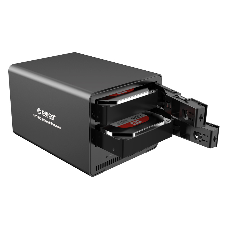 Orico външна кутия за два диска Storage - Case - Dual Bay 3.5" Aluminium Black - 9528U3-9528U3-EU-BK-BP
