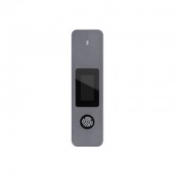 VCom външна кутия за диск Storage - Case - M.2 NVMe/SATA M/B key - USB-C/A Gen.2 10Gbps, Fingerprint Encryption - CU855SN-F