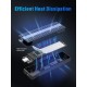 VCom външна кутия за диск Storage Case - M.2 NVMe/SATA/NGFF M/B key - 10Gbps USB3.1 Type-C/A - CU850SN, CU850SN