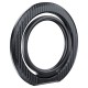 Acefast Магнитен ринг за телефон Mobile phone Magnetic ring holder - Aluminum - P1 Black, ACEFAST-P1-BK