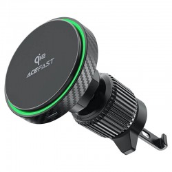 Acefast Стойка за телефон за кола Car phone holder - for Air vent, Magnetic Qi2 Wireless Charging - D33 Qi2 - Black