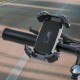 Acefast Стойка за телефон за колело Bicycle phone holder - Anti-skid, Shock-Absorbing - D23 - Black, ACEFAST-D23-BK