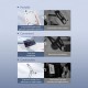 Orico стойка за телефон или таблет за бюро Phone/Tablet Holder - LST-S1-SV-BP, LST-S1-SV-BP