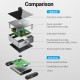 Vention Разклонител превключвател HDMI 2.0 Switcher/Splitter 2-Port Bi-Direction - Grey Aluminium - AFLH0, AFLH0