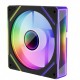 1stPlayer вентилатор Fan 120mm FC7R - Infinity Mirror ARGB, REVERSE - Black, FAN-FC7R-BK