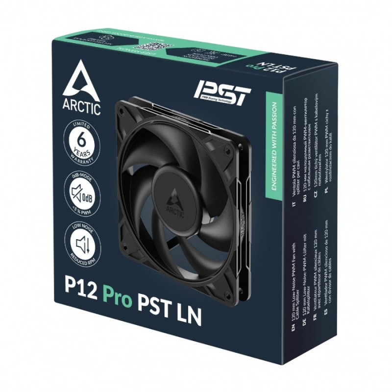 Arctic вентилатор Fan 120mm P12 Pro PST LN (Black)
