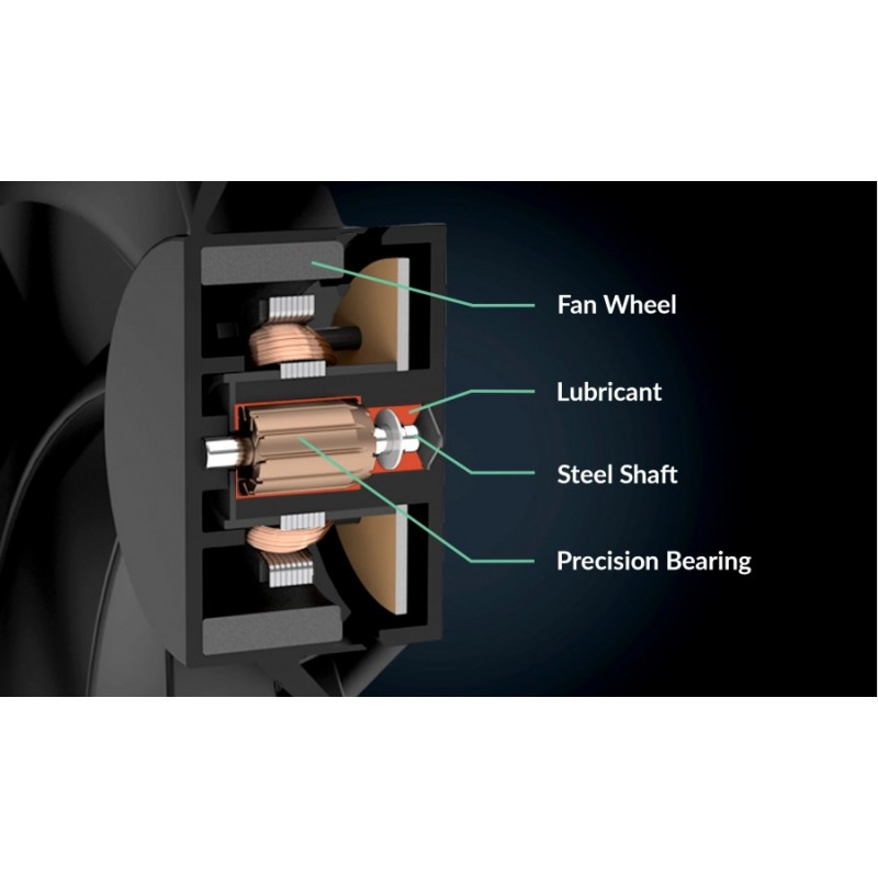 Arctic вентилатор Fan 92mm P9 Silent (Black) - 1900rpm, ACFAN00297A