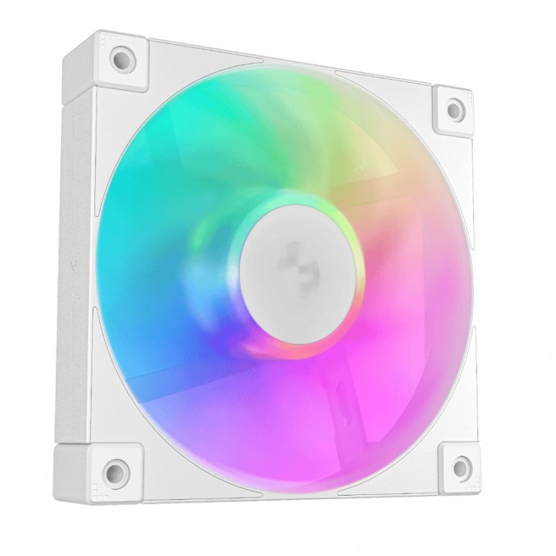 DeepCool Комплект вентилатори Fan Pack 3-in-1 3x120mm - FD12 White, Addressable RGB, R-FD12-WHAPN3-G