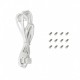DeepCool Комплект вентилатори Fan Pack 3-in-1 3x120mm - FD12 White, Addressable RGB, R-FD12-WHAPN3-G