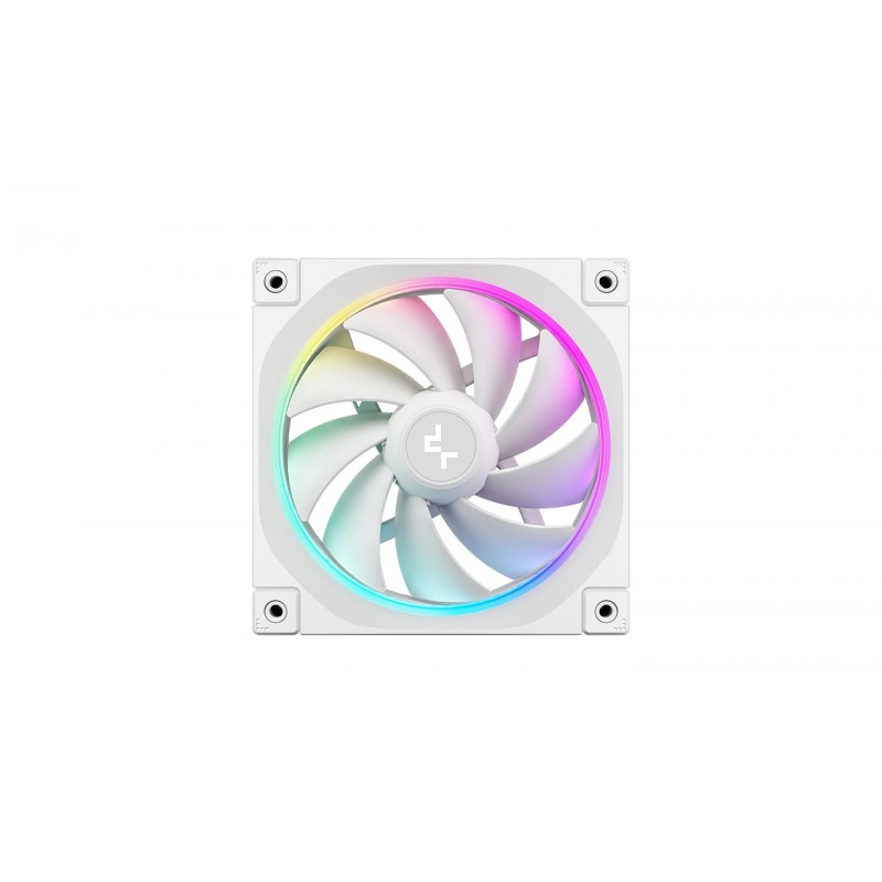 DeepCool Комплект вентилатори Fan Pack 3-in-1 3x120mm - FL12 White, Addressable RGB, R-FL12-WHAPN3-G