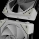 Gamdias Комплект вентилатори Fan Pack 3-in-1 3x120mm - AEOLUS P2-1203 White, Swappable Fan Blades (Reverse Fan Blades