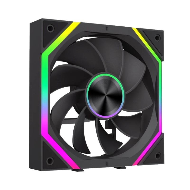 Gamemax Комплект вентилатори Fan Pack 3-in-1 3x120mm - FN12A-N2 WL-R - Reverse, Daisy-Chain, A-RGB
