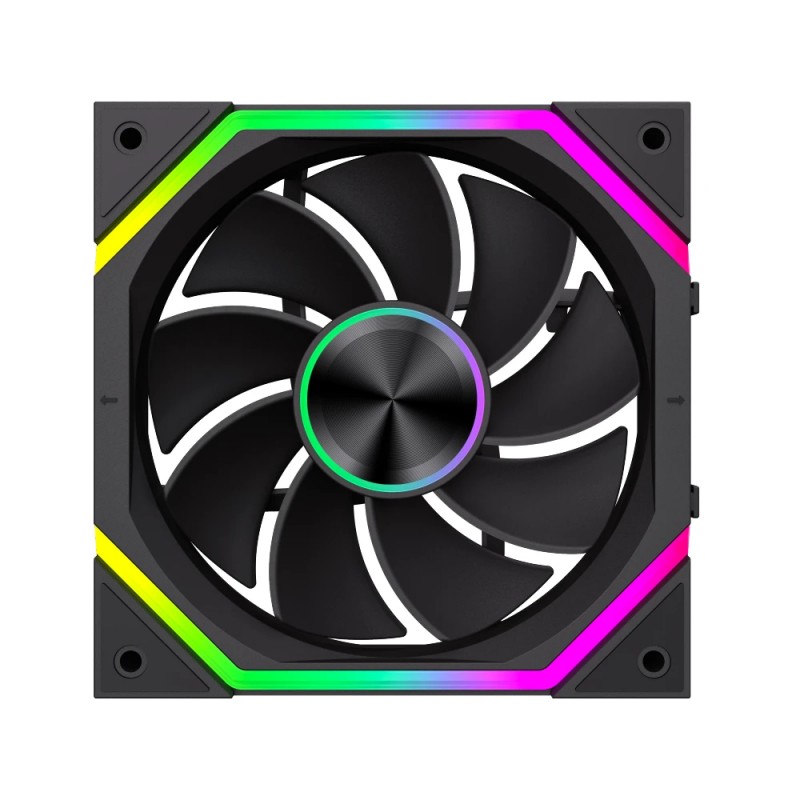 Gamemax Комплект вентилатори Fan Pack 3-in-1 3x120mm - FN12A-N2 WL-R - Reverse, Daisy-Chain, A-RGB