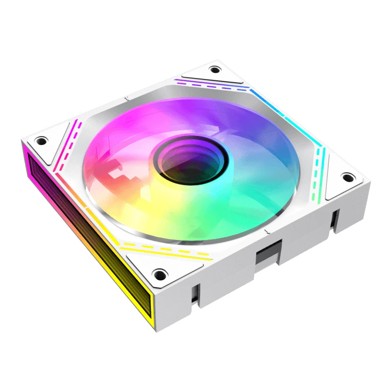 Gamemax Комплект вентилатори Fan Pack 3-in-1 3x120mm - FN12A-S3I-RW White, Reverse, Daisy-Chain, Addressable RGB