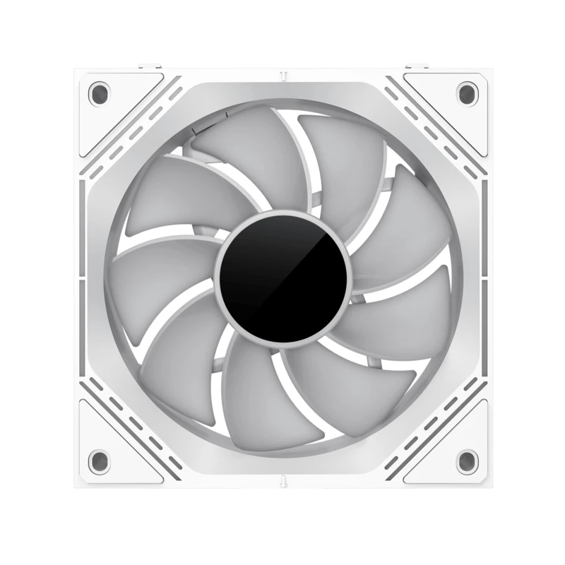 Gamemax Комплект вентилатори Fan Pack 3-in-1 3x120mm - FN12A-S3I-RW White, Reverse, Daisy-Chain, Addressable RGB