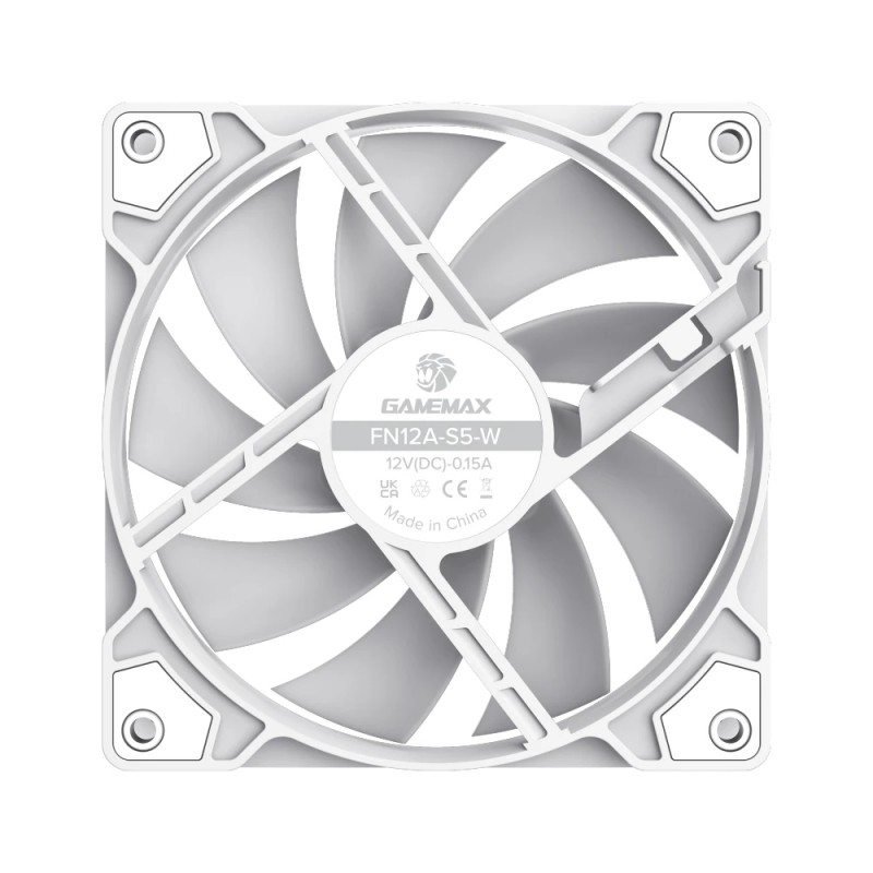 Gamemax вентилатор Fan 120mm - FN12A-S5-W - Addressable RGB