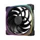 Geometric Future Комплект вентилатори Fan Pack 3-in-1 140 mm, Reversed - Squama 2503RB-14 Black, GEO-2503RB-14