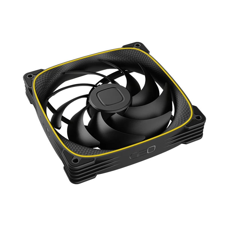 Geometric Future Комплект вентилатори Fan Pack 3-in-1 140 mm - Squama 2503B-14 Black, GEO-2503B-14-PACK