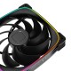 Geometric Future Комплект вентилатори Fan Pack 3-in-1 140 mm - Squama 2503B-14 Black, GEO-2503B-14-PACK