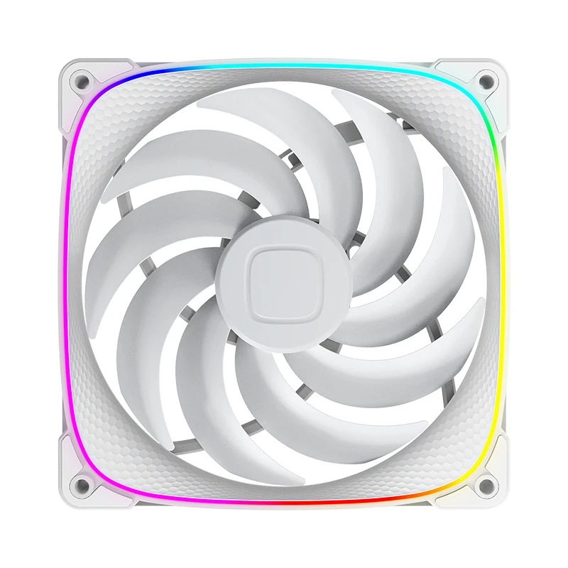 Geometric Future Комплект вентилатори Fan Pack 3-in-1 140 mm - Squama 2503W-14 White, GEO-2503W-14-PACK