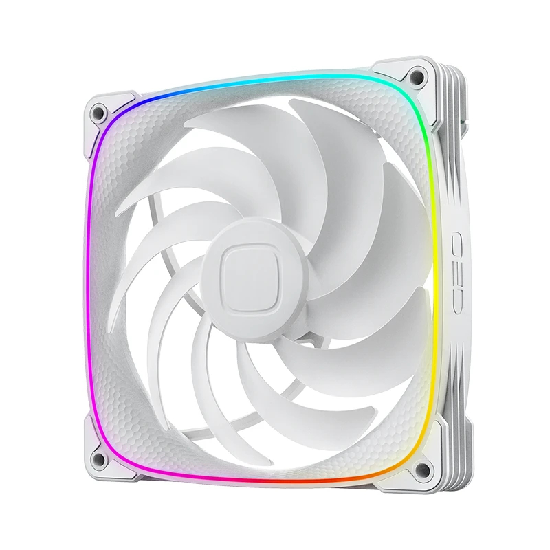 Geometric Future Комплект вентилатори Fan Pack 3-in-1 140 mm - Squama 2503W-14 White, GEO-2503W-14-PACK