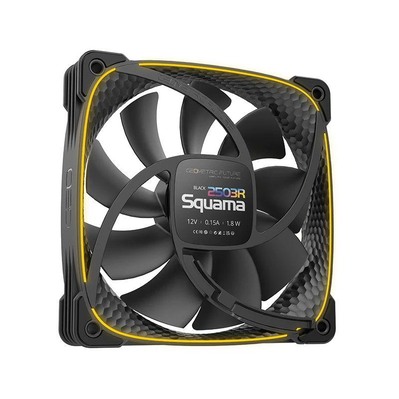 Geometric Future вентилатор Squama 2503R, REVERSE Fan, 120mm, ARGB, Black, 1F2503R112001