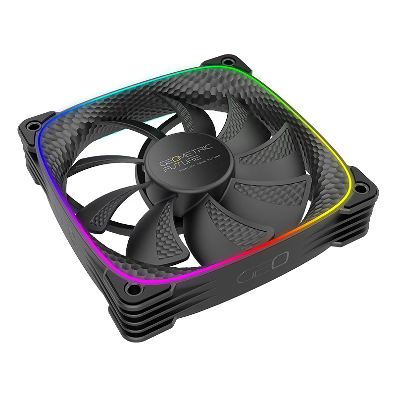 Geometric Future вентилатор Squama 2503R, REVERSE Fan, 120mm, ARGB, Black, 1F2503R112001